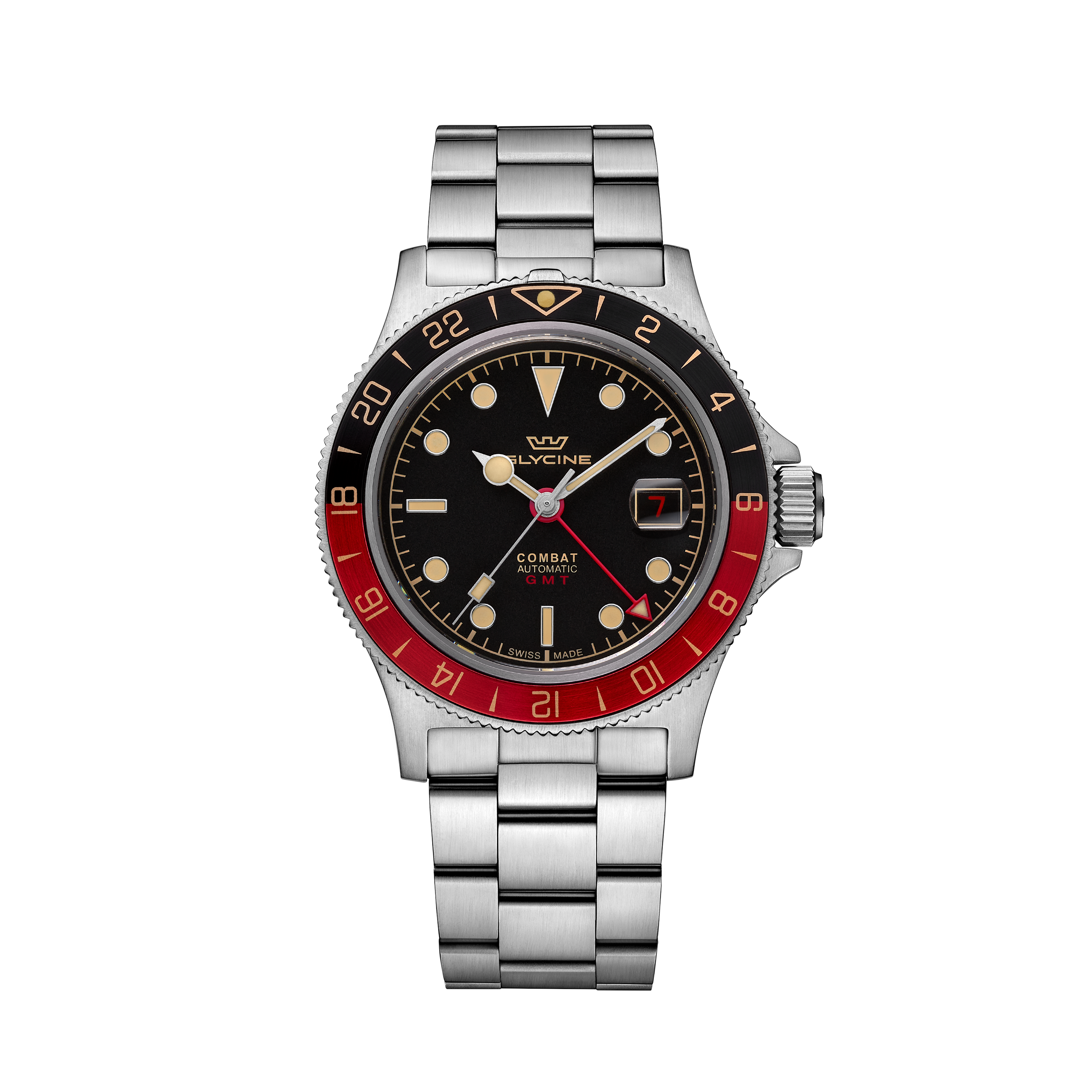 Glycine Men's Combat Sub Sport GMT 42mm Automatic Watch GL0380