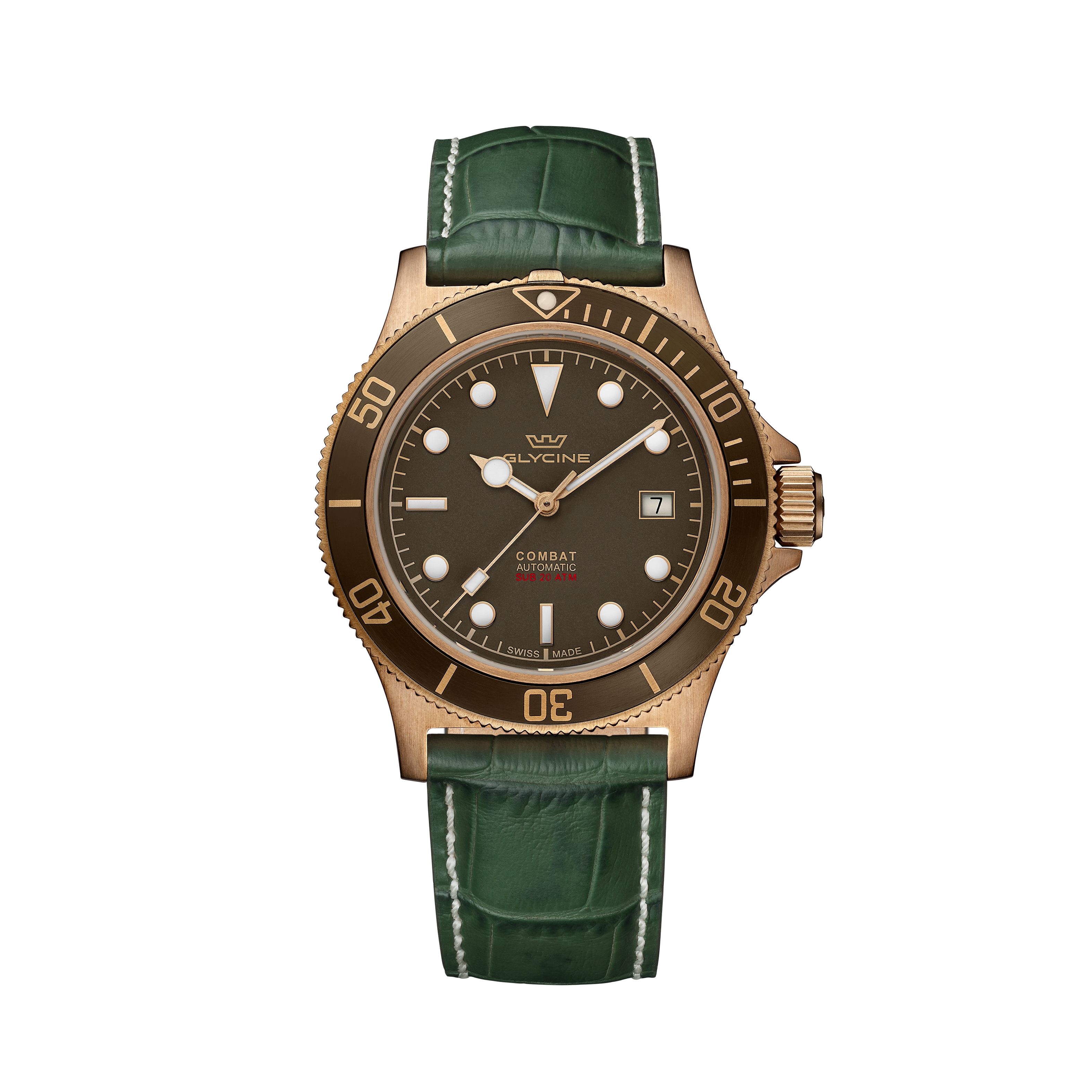 Glycine Men's Combat Sub Bronze 42mm Automatic Watch GL0389