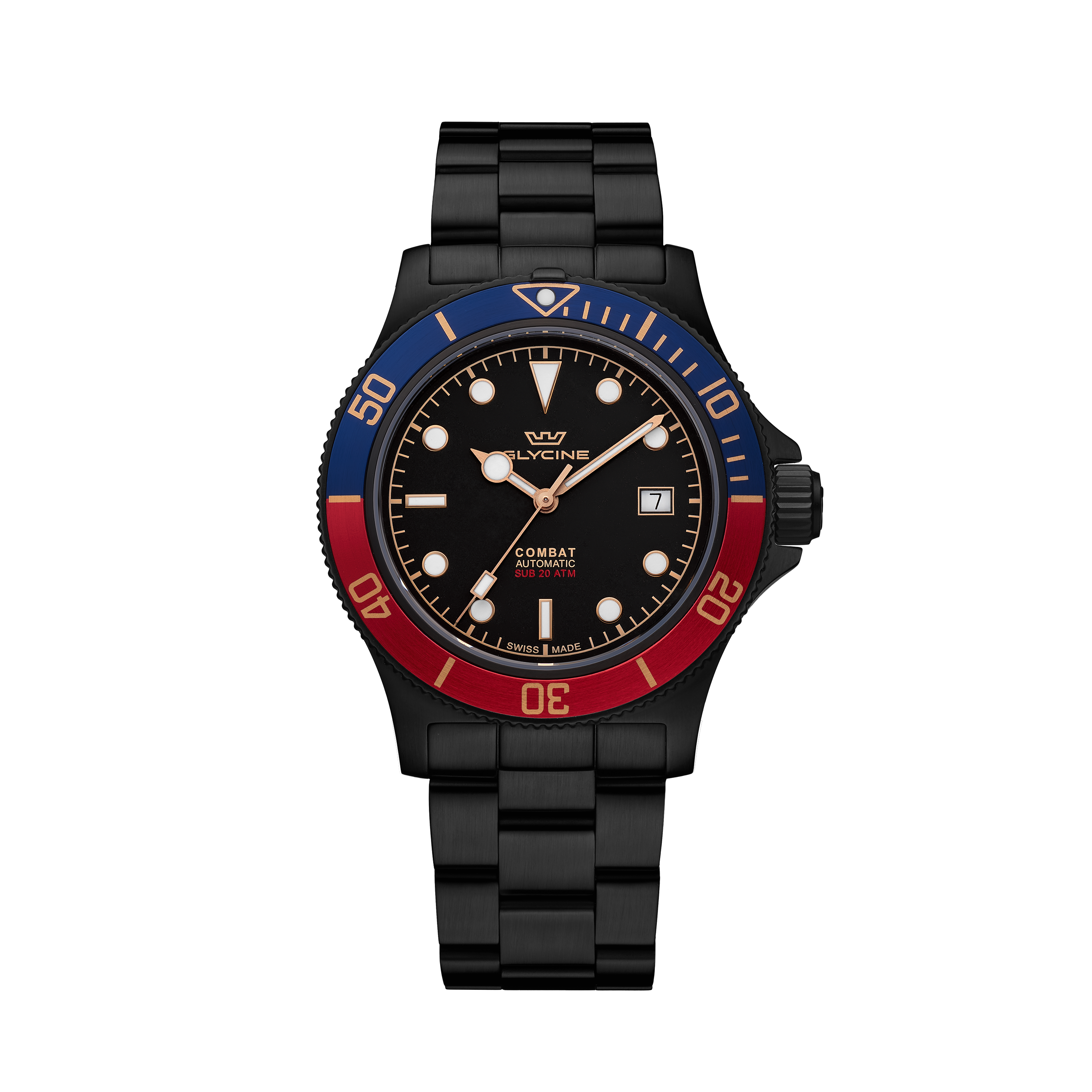 Glycine Men's Combat Sub Sport 42mm Automatic Watch GL0393