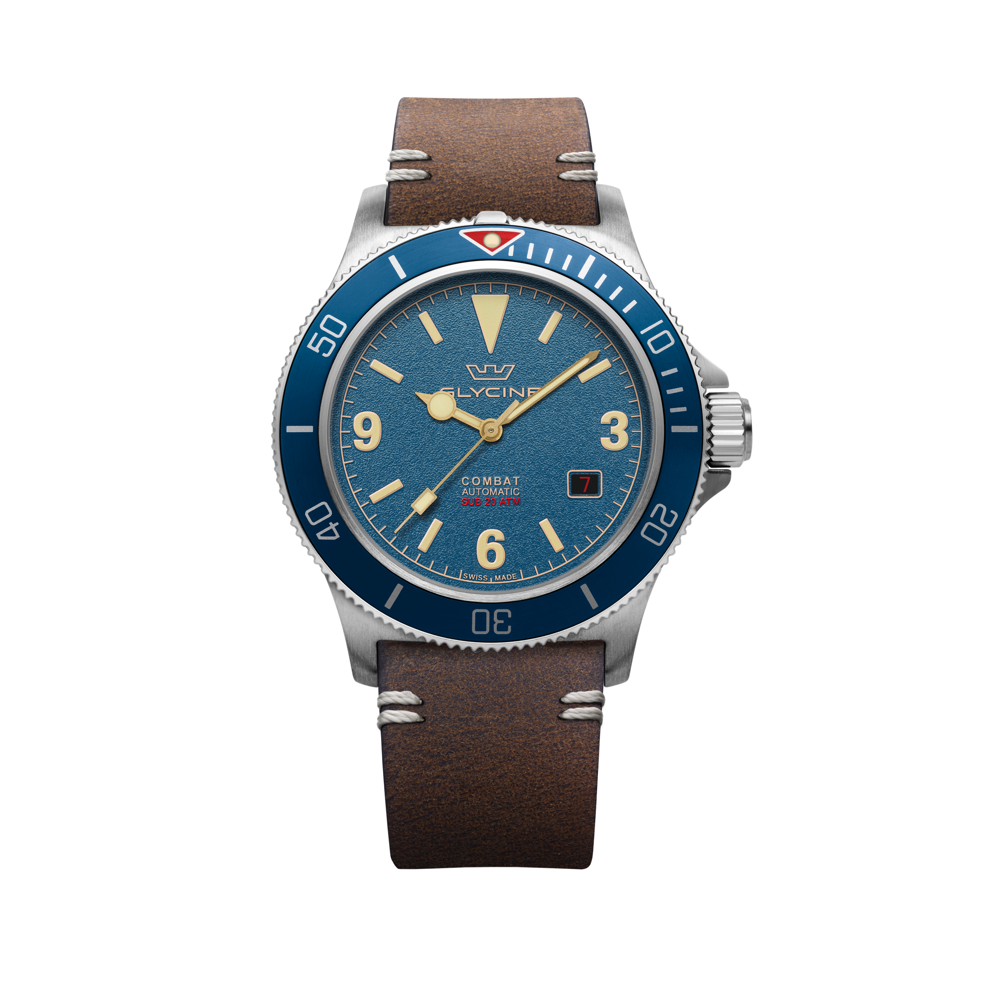 Glycine Men's Combat Sub Vintage 42mm Automatic Watch GL0417
