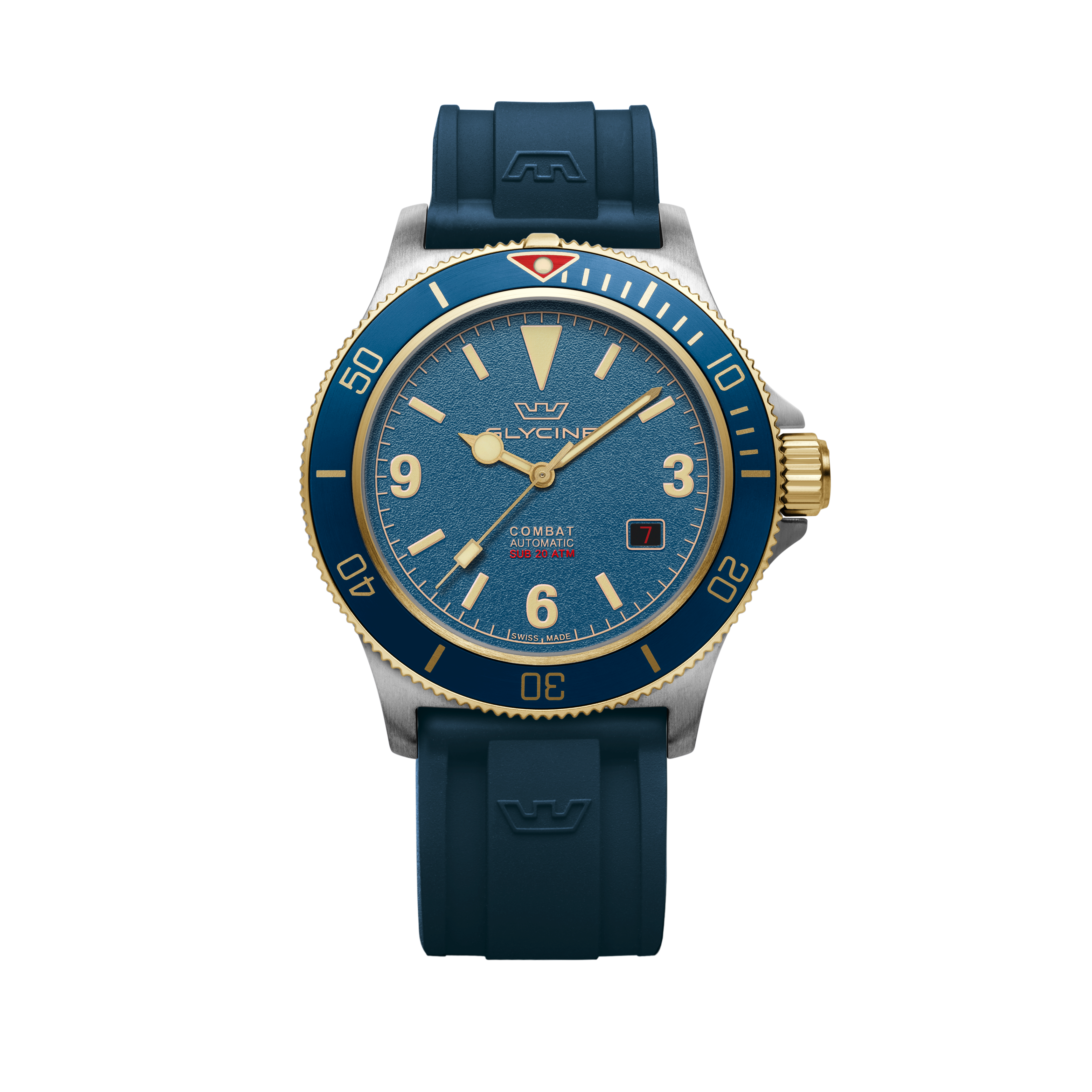 Glycine Men's Combat Sub Vintage 42mm Automatic Watch GL0418