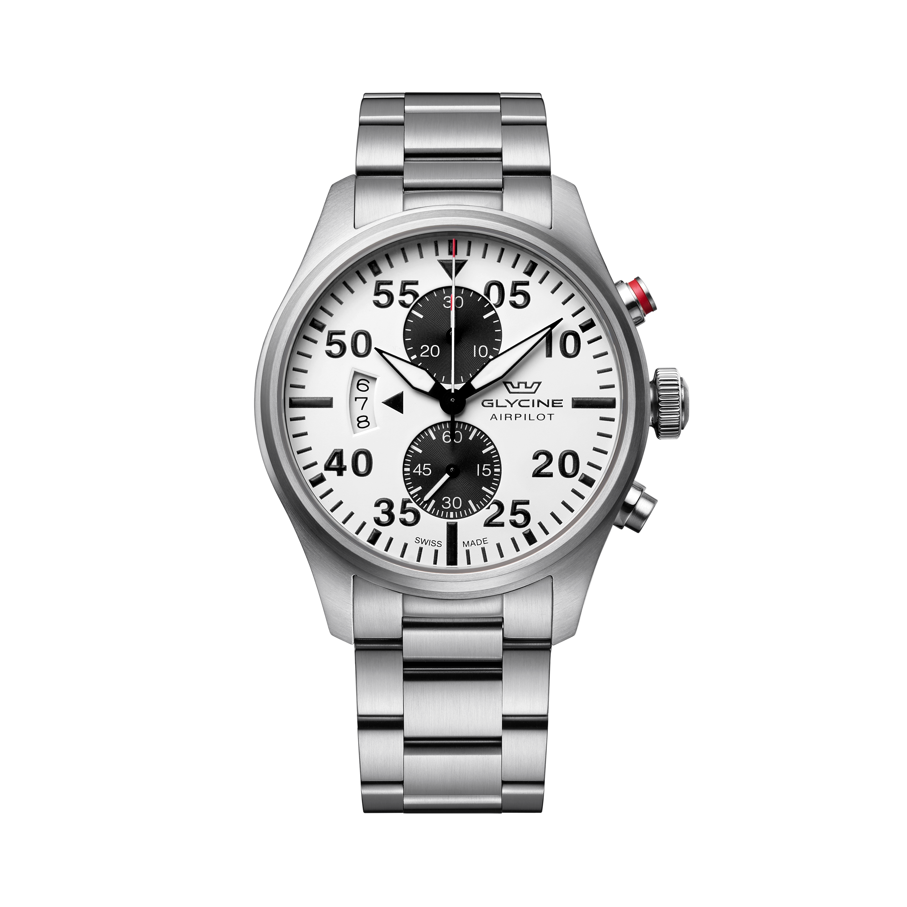 Glycine Men's Airpilot Chrono 44mm Quartz Watch GL0446