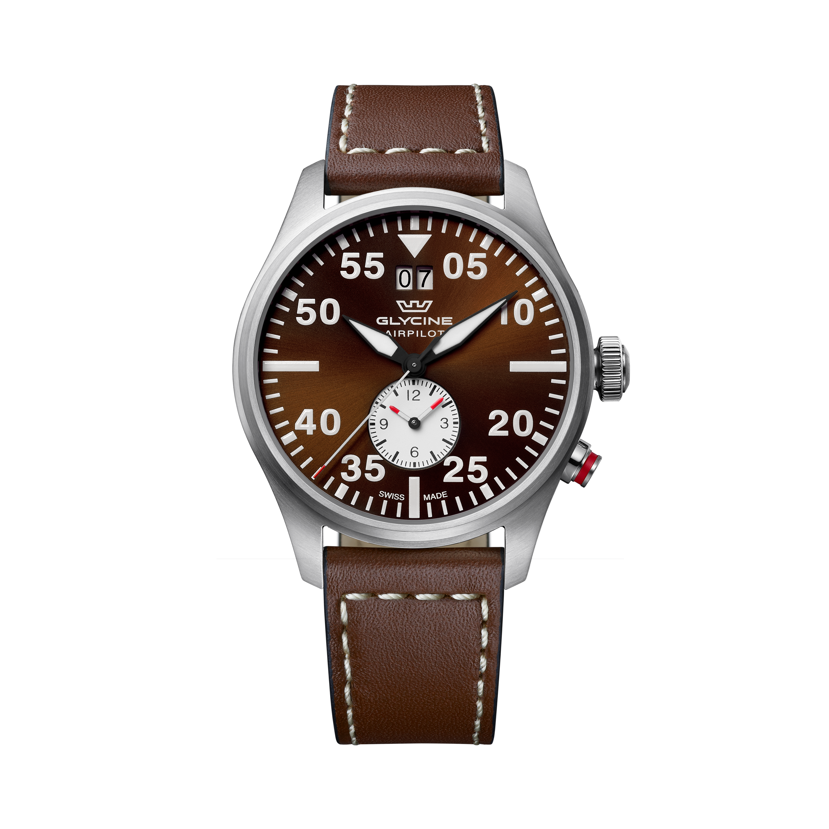 Glycine Men's Airpilot Dual Time 44mm Quartz Watch GL0452