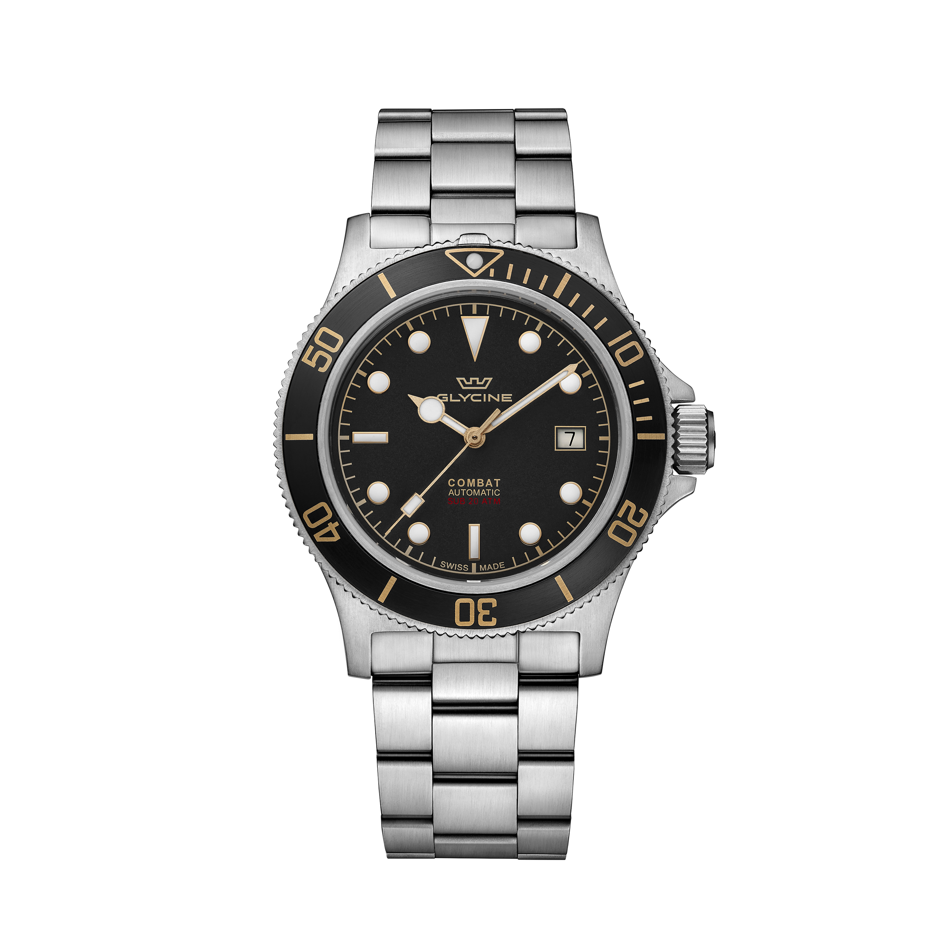 Reloj automático Glycine Combat Sub Sport de 42 mm para hombre GL0484