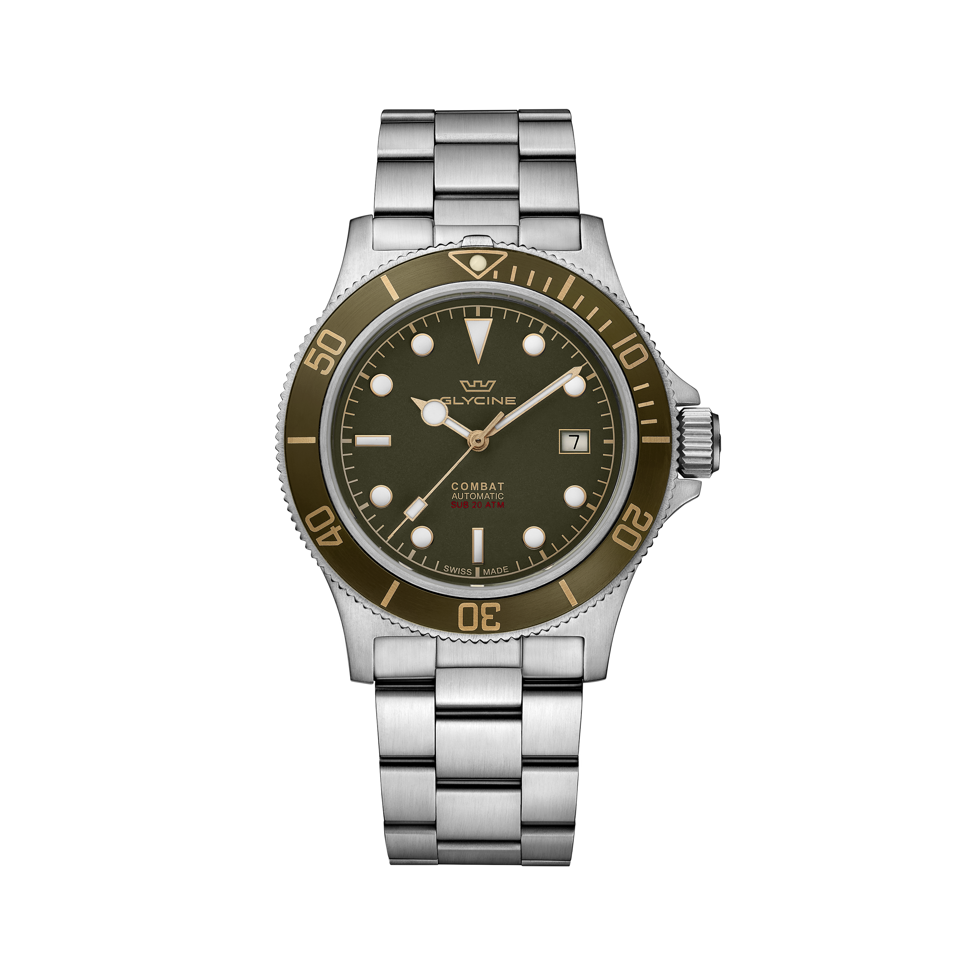 Glycine Men's Combat Sub Sport 42mm Automatic Watch GL0487