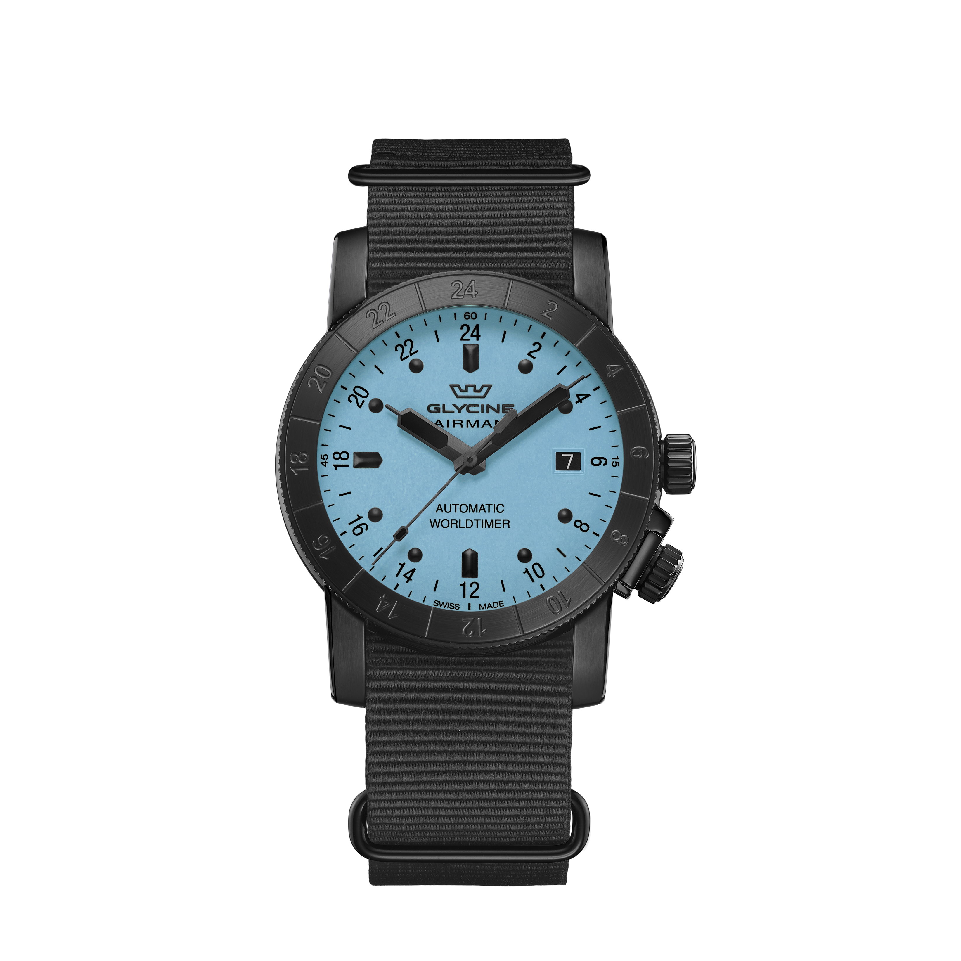 Glycine Reloj automático GL0491 de 42 mm para hombre Airman Contemporary Purist