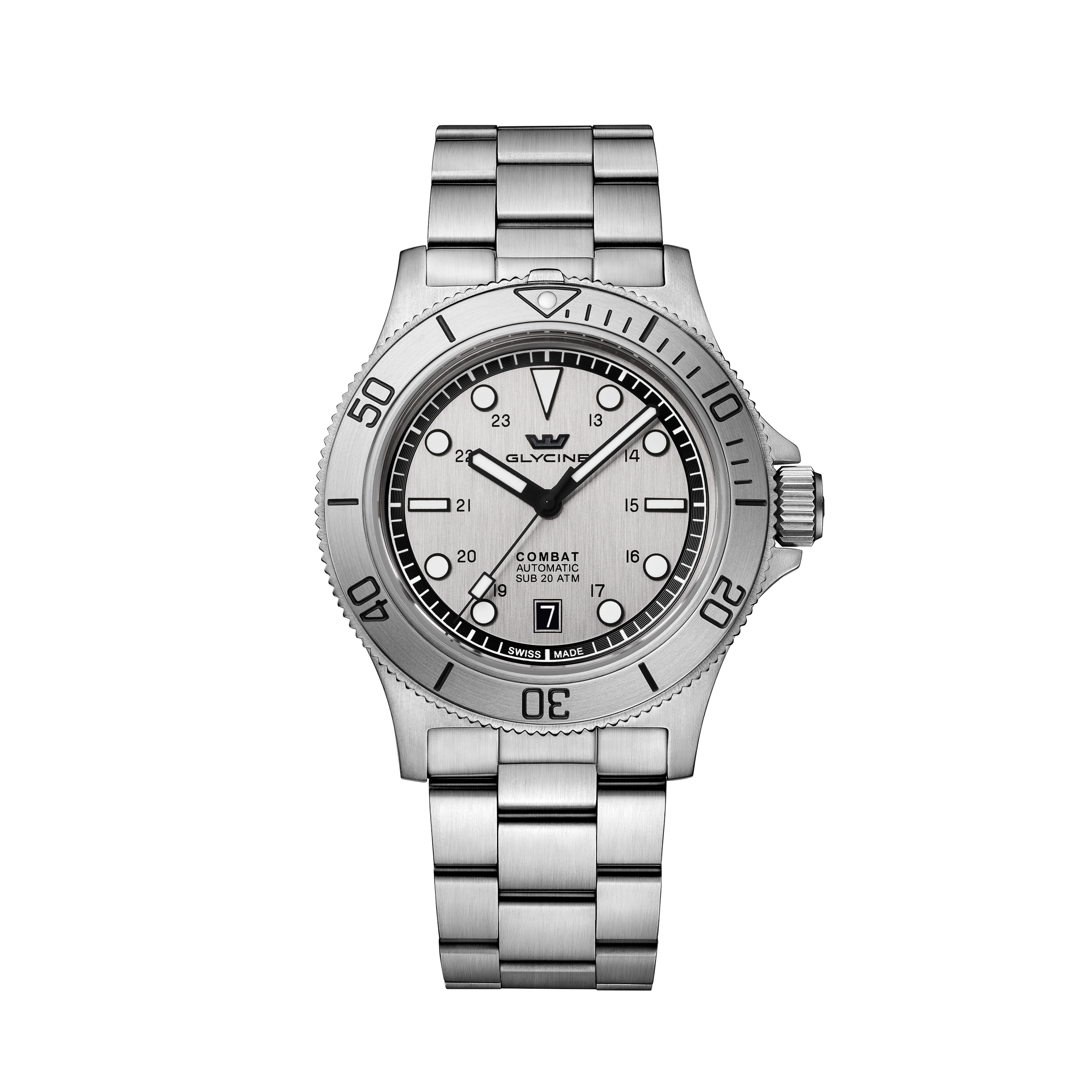 Glycine 남성용 Combat Sub Sport 42mm 자동 시계 GL0533