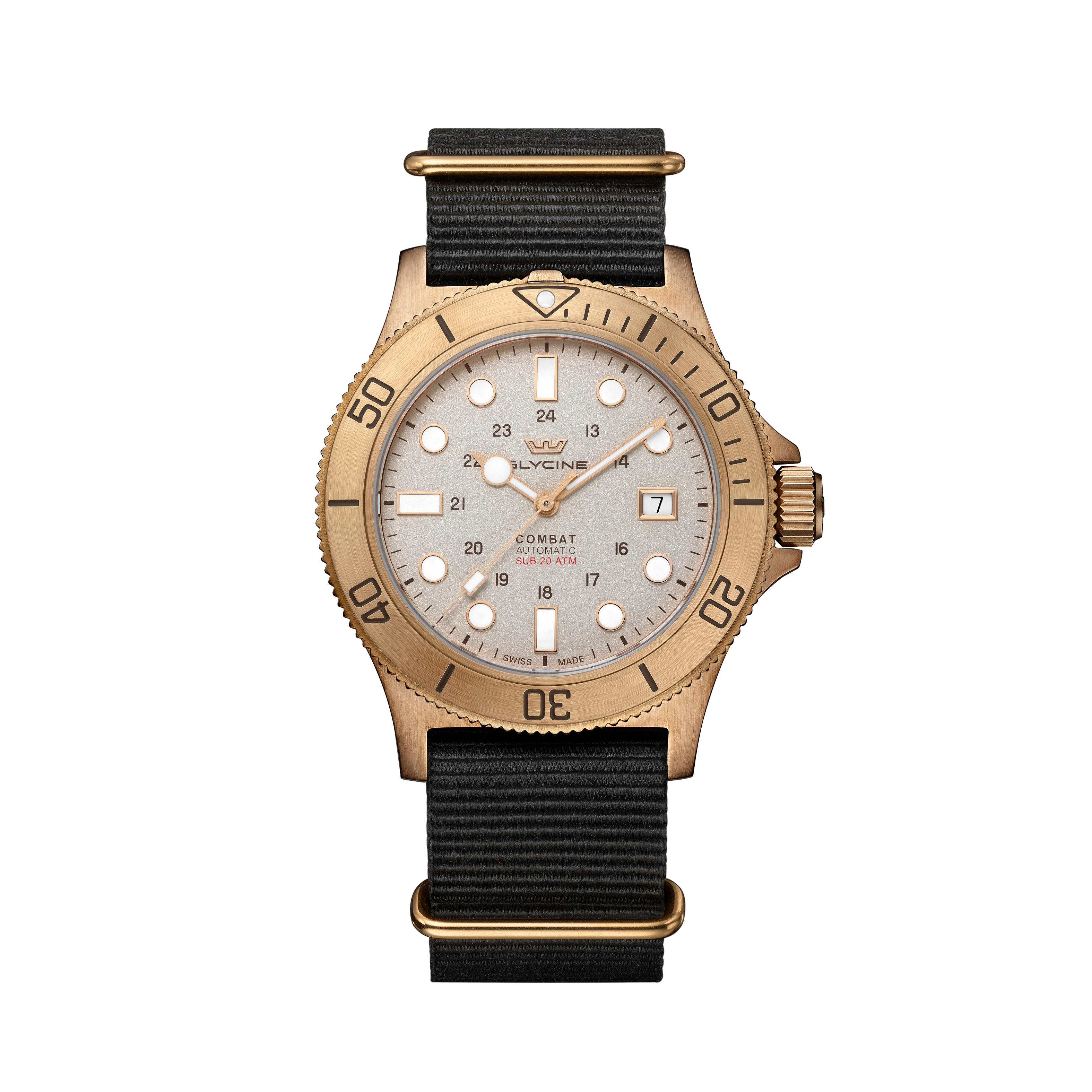 Glycine Men's Combat Sub Bronze 42mm Automatic Watch GL0546