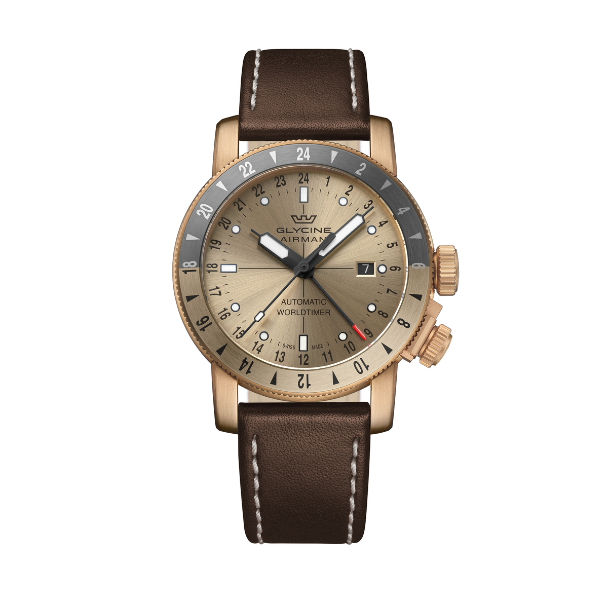 Glycine Airman Contemporary Bronze GMT GL0551
