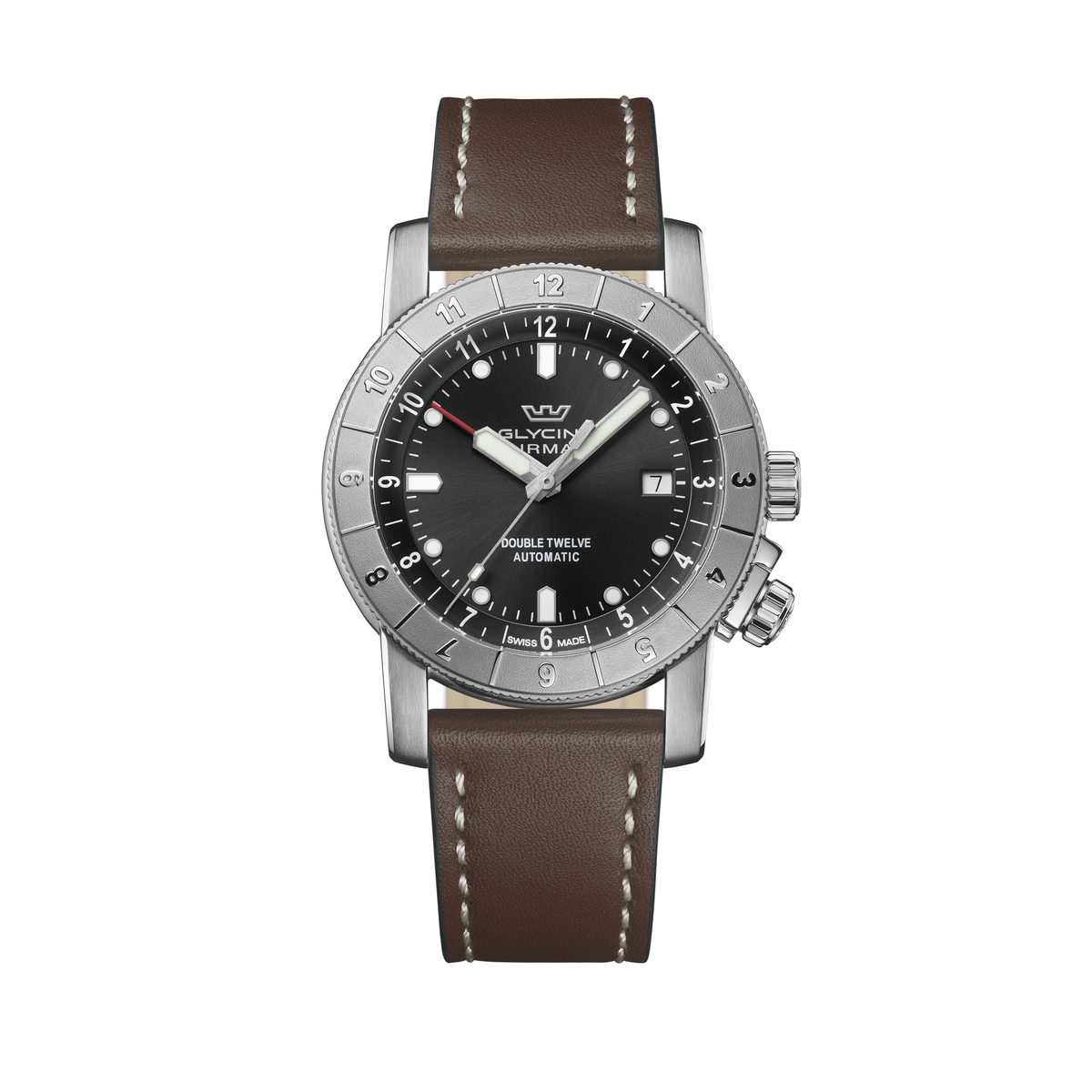 Glycine Airman Double Twelve 42 GL0552