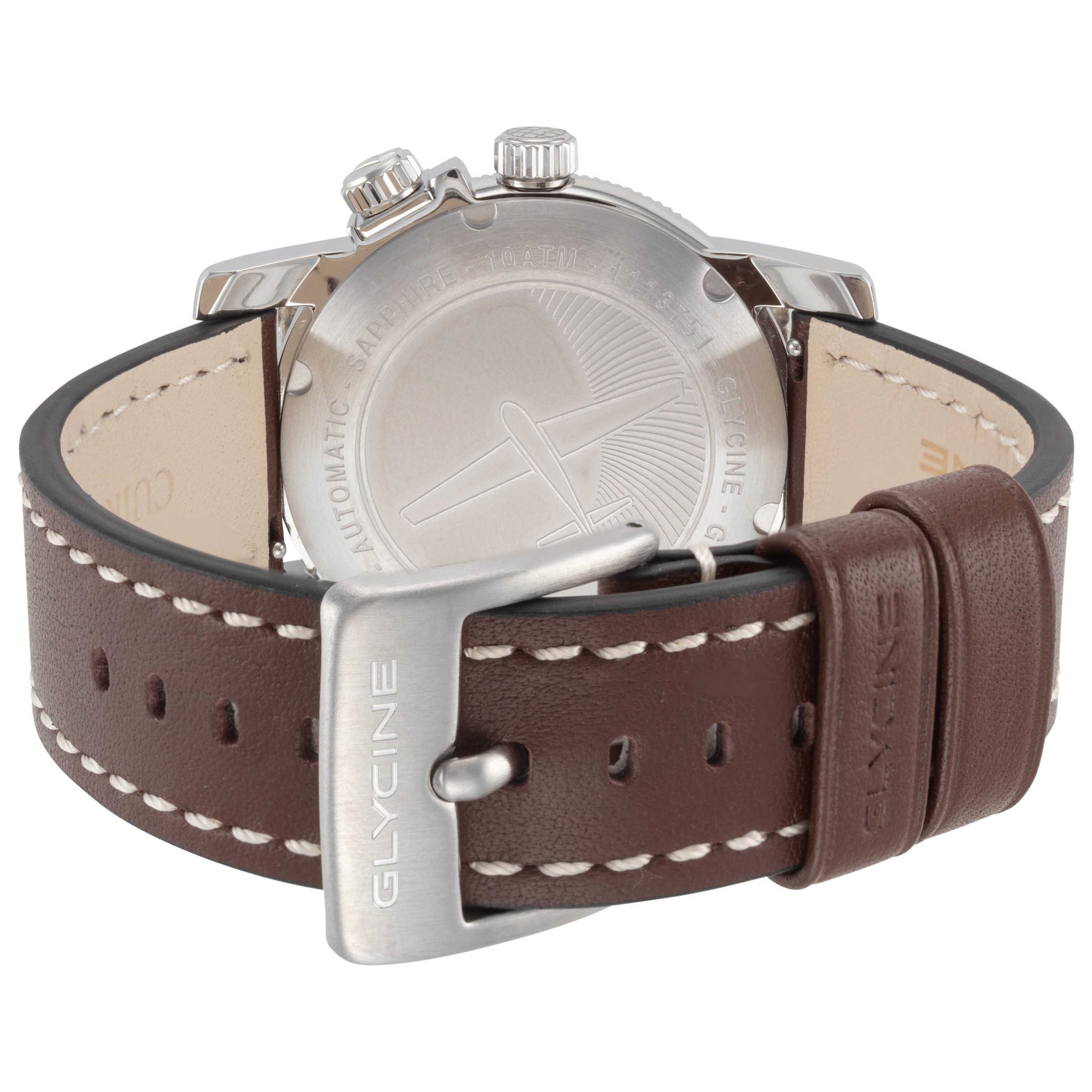 Glycine Men's Ariman Double Twelve 42mm Automatic Watch GL0552