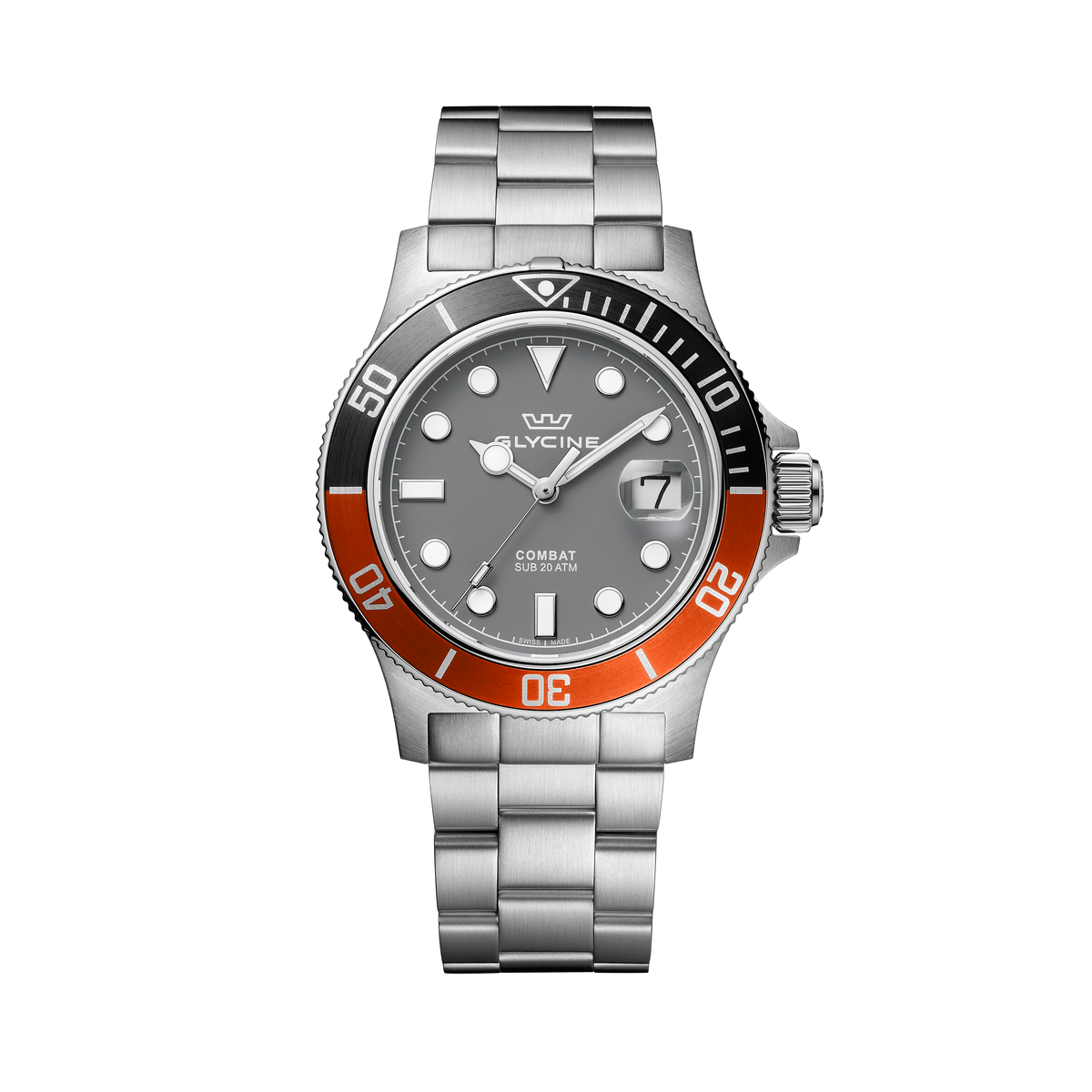 Glycine Men's Combat Sub Sport 42mm Quartz Watch GL1018