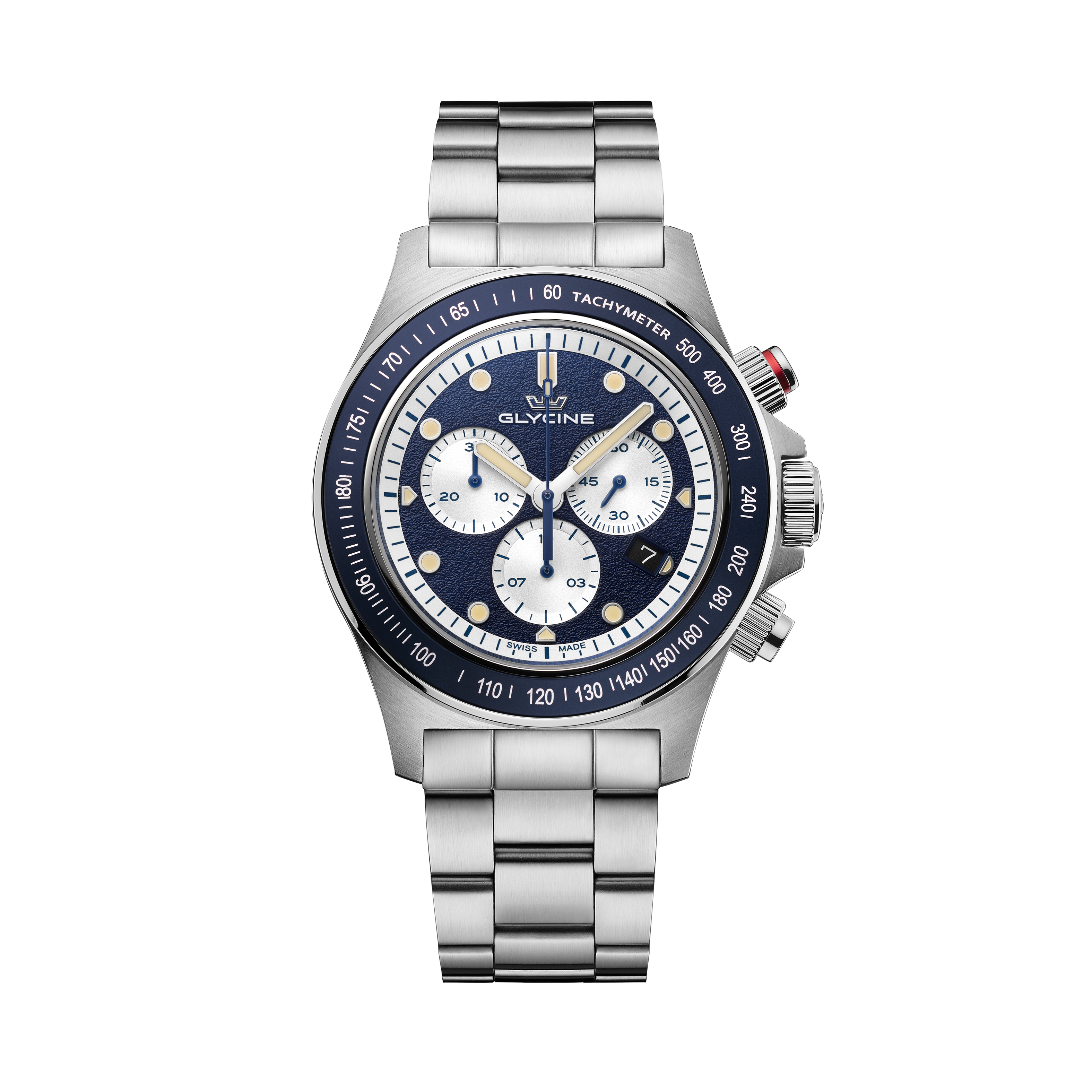 Glycine Reloj de Cuarzo para Hombre Combat Sub Cronógrafo Deportivo 43mm GL1043