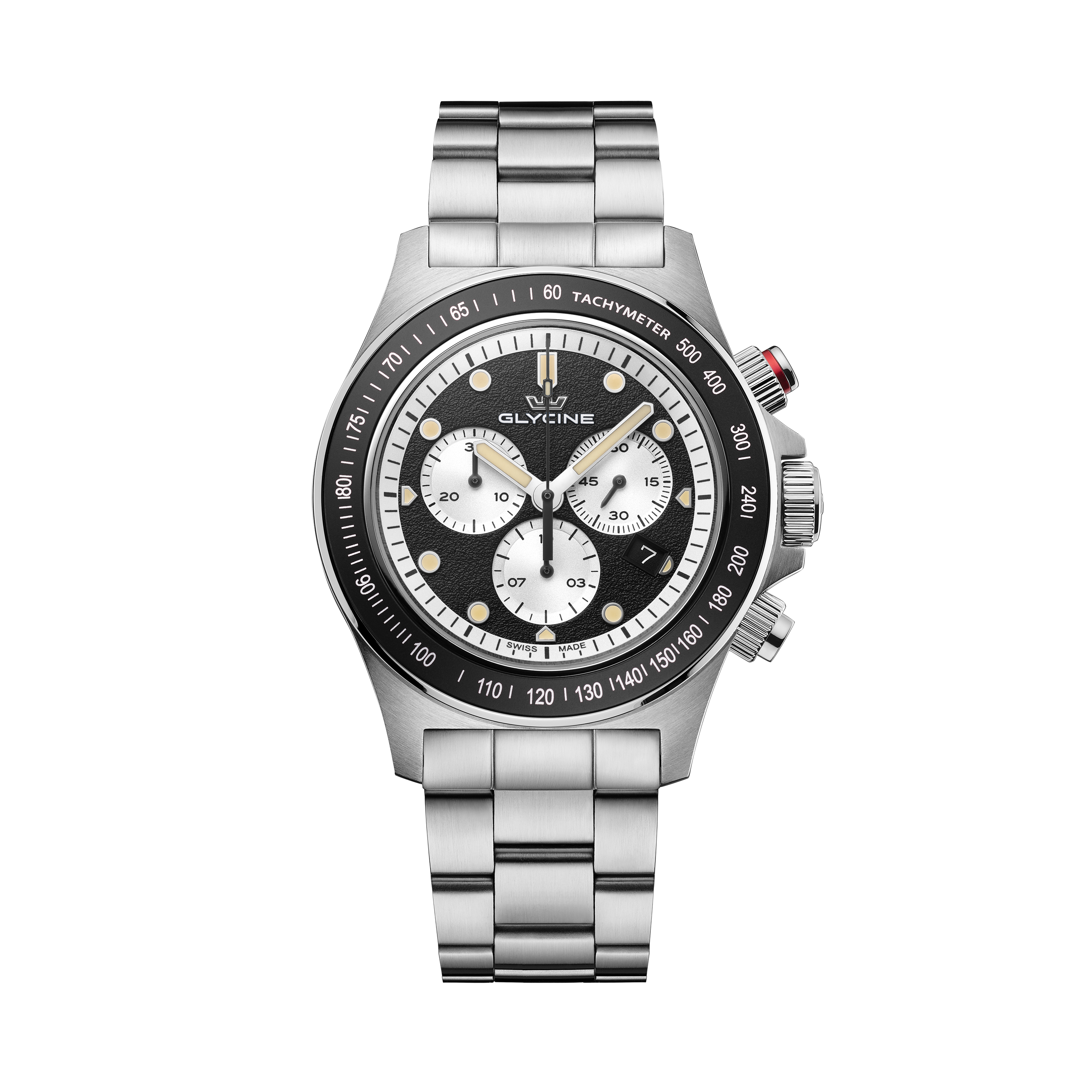 Glycine Reloj de Cuarzo de Hombre Combat Sub Chronograph Sport 43mm GL1045