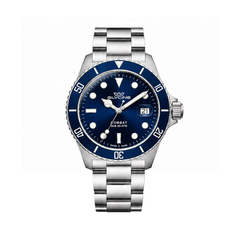 Glycine Men's Combat Quartz 40mm Watch GL1064